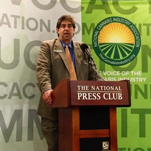 Michael Correia, Director of Government Relations for NCIA speaks at the 1st Cannabis Caucus at the National Press Club in D.C. 